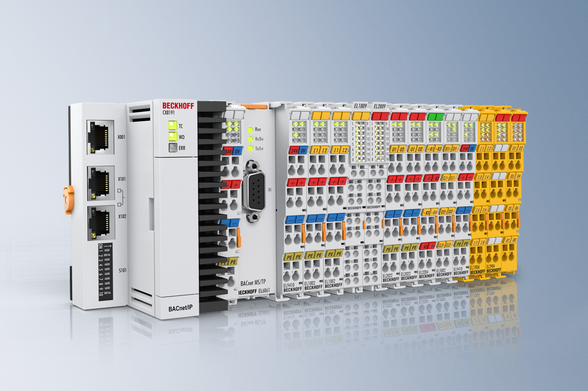 CX8191 嵌入式 PC 经过 BACnet 认证，非常适合控制建筑功能。